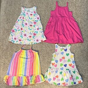 Jumping Beans Kids Dresses - Floral, Pink, Striped, Heart